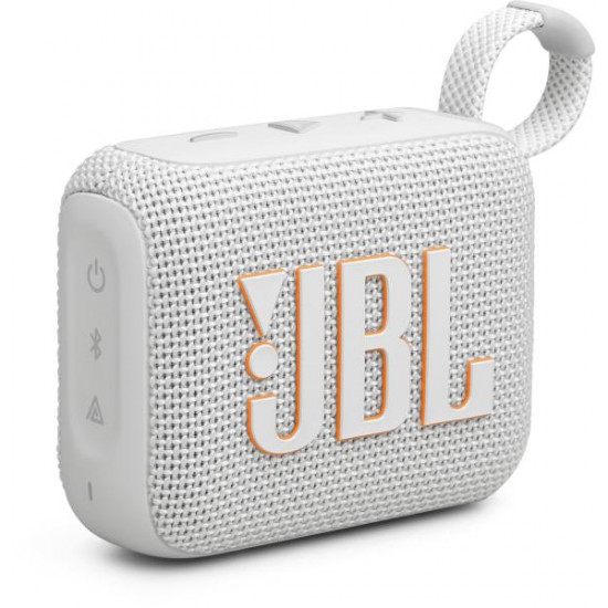 JBL Go 4 WHT fehér hordozható Bluetooth hangszóró (JBLGO4WHT)