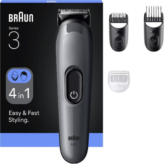 Braun AIO 3500 multifunkciós testszőrzet ápoló