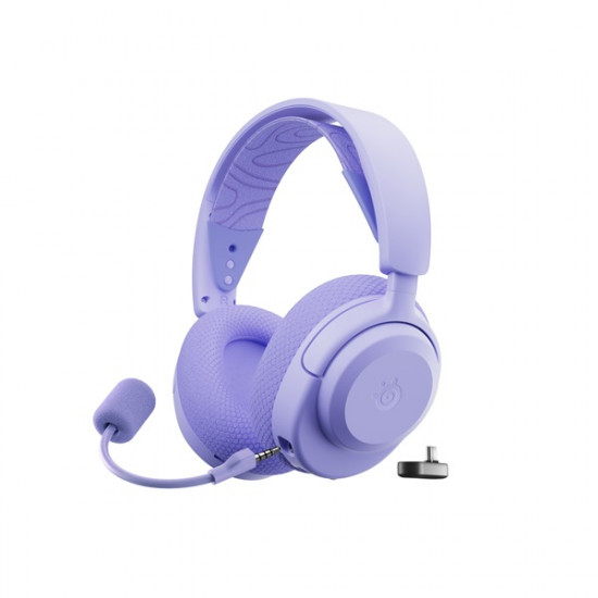 SteelSeries Arctis Nova 3P vezeték nélküli lila gamer headset