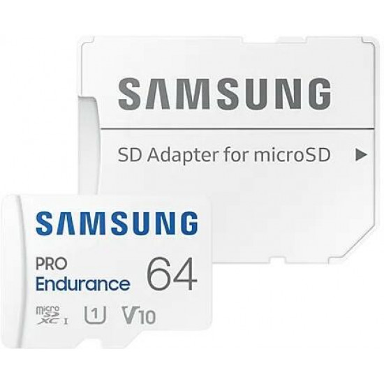 Samsung PRO Endurance 64GB microSDXC U1 V10 + adapter  (MB-MJ64KA/EU)