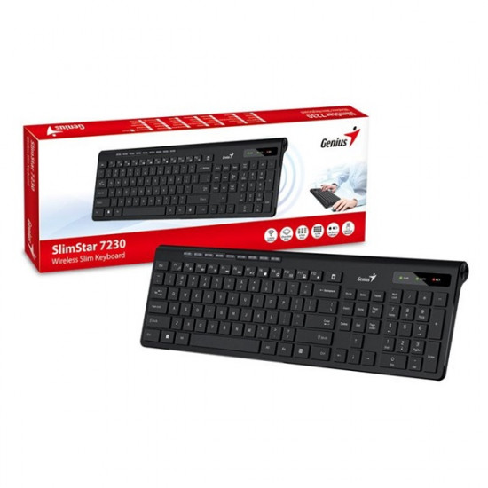 KEY-Genius SlimStar 7230 wireless fekete HUN billentyűzet (31310021404) KEY-Genius SlimStar 7230 wireless fekete HUN billentyűzet (31310021404)