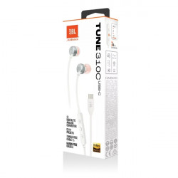 JBL T 310 C WHT vezetékes USB C mikrofonos fehér fülhallgató