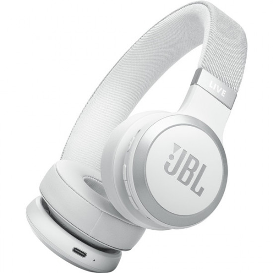JBL LIVE 670 BTNC Bluetooth fehér zajszűrős fejhallgató (JBLLIVE670NCWHT)