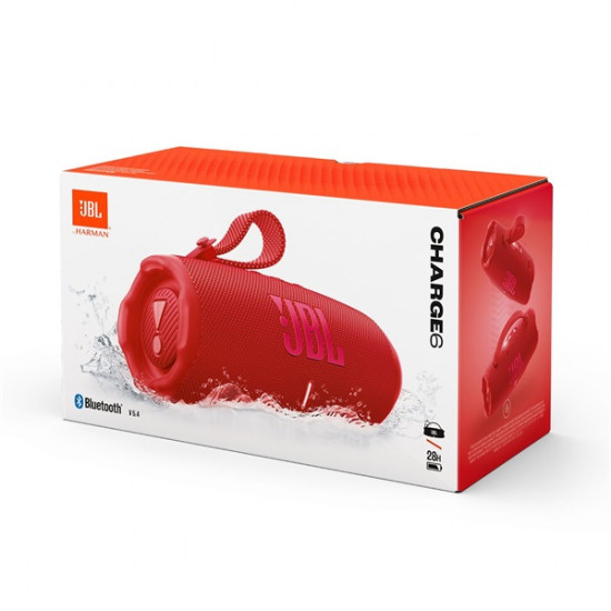 JBL Charge 6 piros Bluetooth hangszóró JBL Charge 6 piros Bluetooth hangszóró
