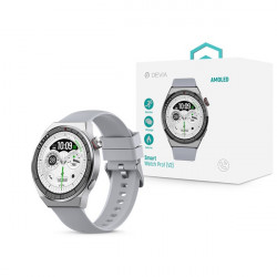 Devia Pro1 (V2) okosóra AMOLED kijelzővel - ezüst