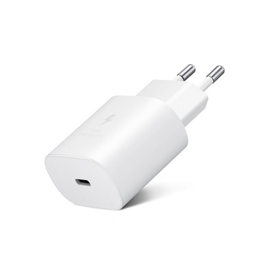 Samsung gyári USB hálózati töltő adapter TypeC bemenet 25W EPTA800EWE PD.3.0 Super Fast Charging fehér ECO csom Samsung gyári USB hálózati töltő adapter TypeC bemenet 25W EPTA800EWE PD.3.0 Super Fast Charging fehér ECO csom