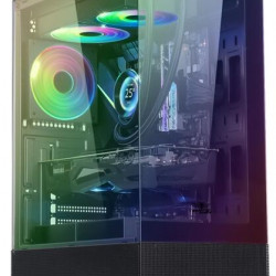 Spirit of Gamer SPECTRA fekete ablakos táp nélküli ház