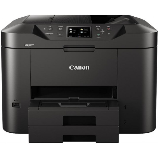 CANON Tintasugaras MFP 4in1 MAXIFY MB2750, A4, FF 24 k/p, SZ 15,5 k/p, 600x1200dpi, duplex, USB/LAN/WiFi, ADF (0958C009)