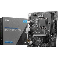 MSI PRO H610M-E DDR4 Intel H610, mATX Alaplap S1700