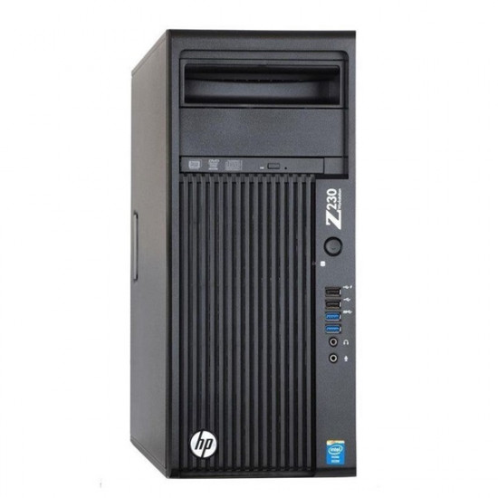 HP Z230 Workstation MT/Xeon E3-1240 v3/16GB/256GB SSD/Win11 Pro COA/Quadro 600 1GB/fekete PC (Használt A)