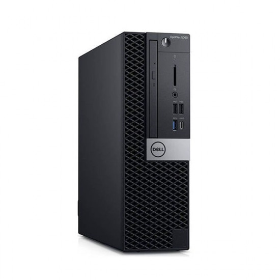 Dell Optiplex 5060 SFF/i5-9500/16GB/512GB SSD/Win11 Pro COA/fekete asztali számítógép (Használt A+,felújított)