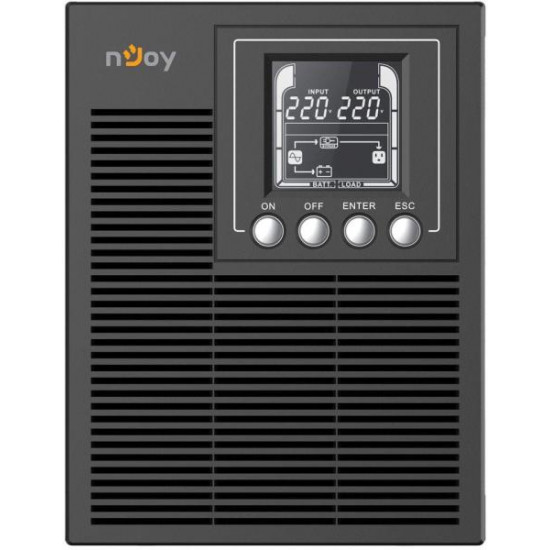 NJOY Szünetmentes ECHO PRO 1000, 1000VA, 800W, Online, LCD display (UPOL-OL100EP-CG01B)