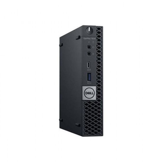Dell OptiPlex 7070 micro/i3-9100T/16GB/256GB SSD/Win Pro COA/fekete asztali számítógép