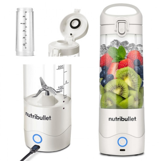 Nutribullet Portable NBP003W hordozható fehér turmixgép