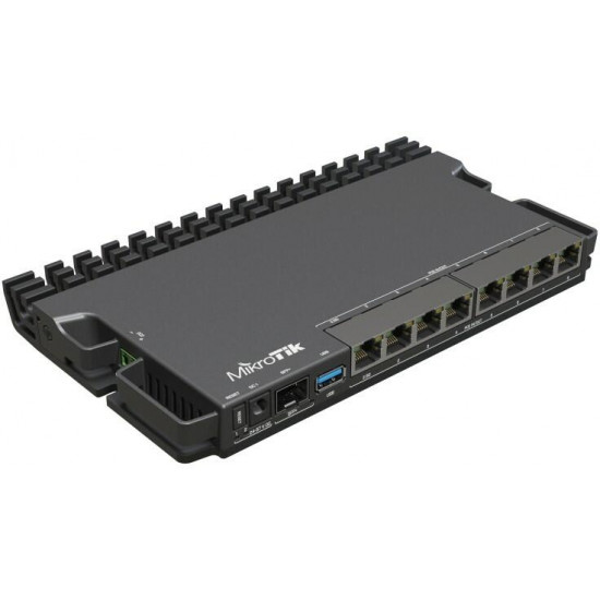 MIKROTIK Vezetékes Router RouterBOARD 7x1000Mbps + 1x2,5Gbit + 1x10Gbit SFP+, Rackes  - RB5009UPR+S+IN