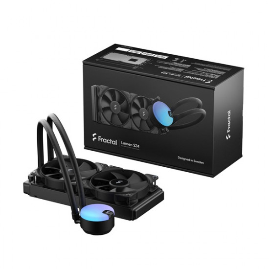 Fractal Design Lumen S24 v2 240mm vízhűtéses processzor hűtő Fractal Design Lumen S24 v2 240mm vízhűtéses processzor hűtő