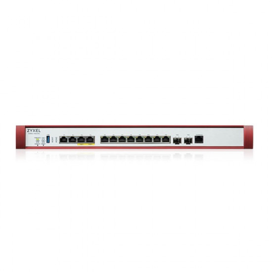 ZYXEL USGFLEX700H-EU0102F Tűzfal 2x10-GbE port(2xPOE+) + 2x2.5-GbE + 8x1-GbE + 2x10-GbE SFP+ 1xUSB 3.0 +1konzol port + 1 év Security Bundle