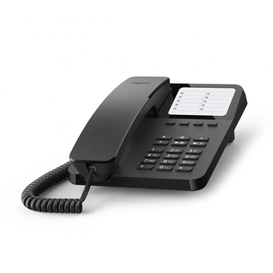 GIGASET Telefon DESK 400 telefon, fekete (S30054-H6538-S201)