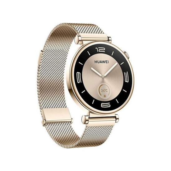 Huawei Watch GT 4 (41mm) arany színű milánói szíjas okosóra Huawei Watch GT 4 (41mm) arany színű milánói szíjas okosóra