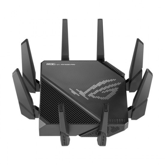 ASUS Wireless Router Tri Band AX11000 1xWAN(2.5Gbps) + 1xWAN/LAN(10Gbps) + 4xLAN(1Gbps) + 2 USB, ROG RAPTURE GT-AX11000