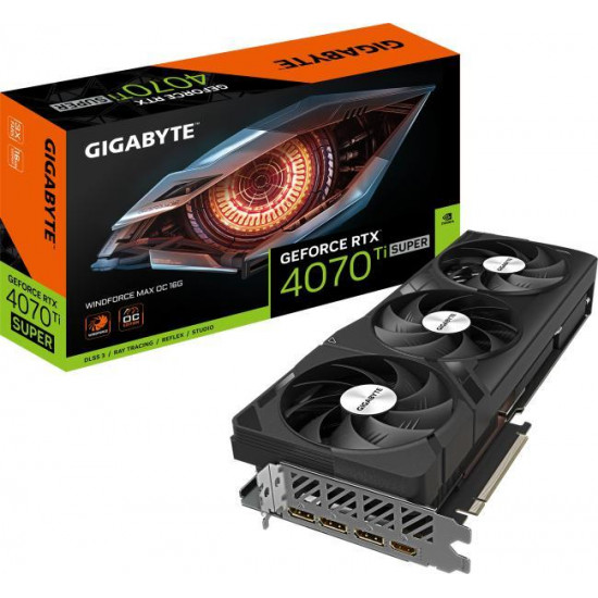 GIGABYTE RTX 4070 Ti SUPER 16GB PCI-Ex16x nVIDIA DDR6X OC Videokártya