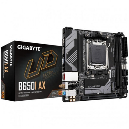 GIGABYTE Alaplap AM5 B650I AX AMD B650, mini-ITX