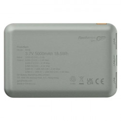 GP B+ Series, 5 000 mAh, 12 W, zöldesszürke powerbank