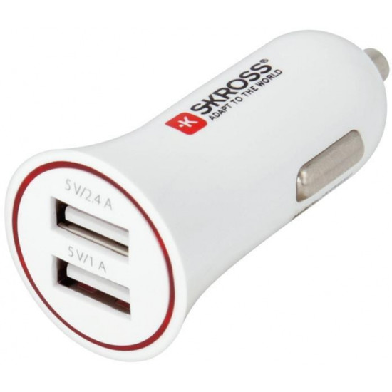 SKROSS duál autós USB töltő 2 (D980485)