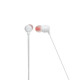 JBL Tune 125BT Vezeték nélküli fülbe helyezhető fülhallgató Fehér (JBLT125BTWHT) JBL Tune 125BT Vezeték nélküli fülbe helyezhető fülhallgató Fehér (JBLT125BTWHT)