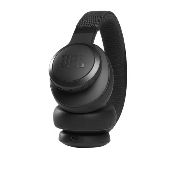 JBL Live 660NC Vezeték nélküli over-ear NC fejhallgató, Fekete (JBLLIVE660NCBLK)