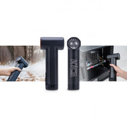 KICA JetFan Max vez. nélküli univerzális légfúvóka, porszívó funkció, 785W, 331 km / óra légsugár, 5,5 óra üzemidő, LCD