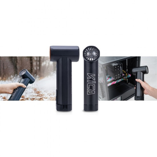 KICA JetFan Max vez. nélküli univerzális légfúvóka, porszívó funkció, 785W, 331 km / óra légsugár, 5,5 óra üzemidő, LCD KICA JetFan Max vez. nélküli univerzális légfúvóka, porszívó funkció, 785W, 331 km / óra légsugár, 5,5 óra üzemidő, LCD