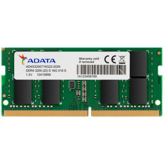 ADATA Premier Series 16GB 3200MHz DDR4 Notebook RAM (AD4S320016G22-BGN)