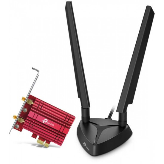 TP-LINK Wireless és Bluetooth Adapter PCI-Express Dual Band AXE5400, Archer TXE75E