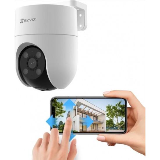 EZVIZ C8c 2MP kültéri kamera, színes éjszakai látás, forgatható/dönthető 360°-os, WiFi, 1080p, microSD (256GB), IP65