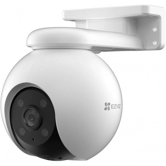 EZVIZ H8 PRO 3K 5MP kültéri kamera, színes éjszakai látás, 360° panoráma lefedettség, automatikus követés mikroSD 512GB