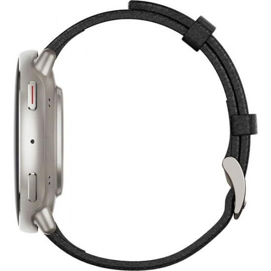 Amazfit Active 2 NFC fekete bőr szíjas okosóra Amazfit Active 2 NFC fekete bőr szíjas okosóra