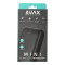 AVAX PB105B MINI 10000mAh Type C/PD 20W+QC 22.5W gyorstöltő fekete power bank AVAX PB105B MINI 10000mAh Type C/PD 20W+QC 22.5W gyorstöltő fekete power bank