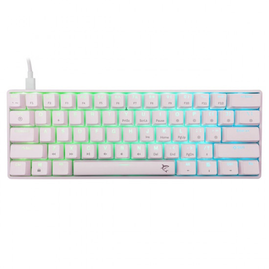 White Shark SHINOBI 2 GK-004223W/BL-HU HUN fehér mechanikus (blue switch) gamer billentyűzet (GK-004223W/BL-HU)