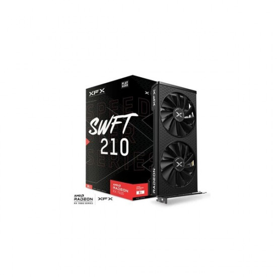 XFX Speedster SWFT 210 RX 7600 Core Edition AMD 8GB GDDR6 256bit PCIe videókártya