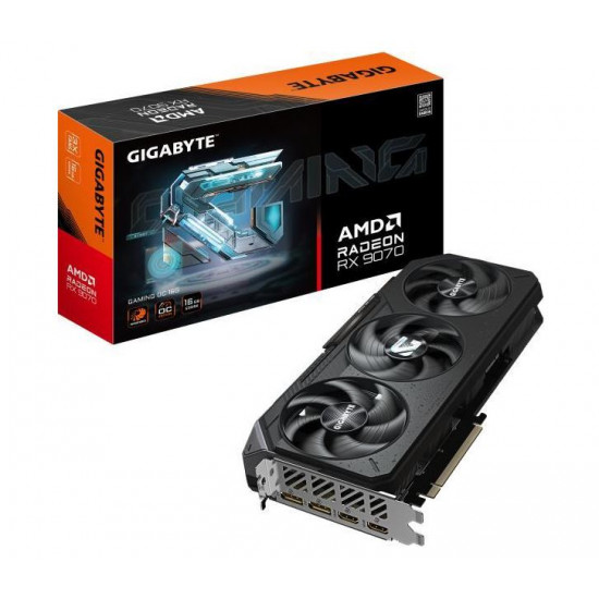 Gigabyte RX 9070 GAMING OC 16GB GDDR6 videokártya