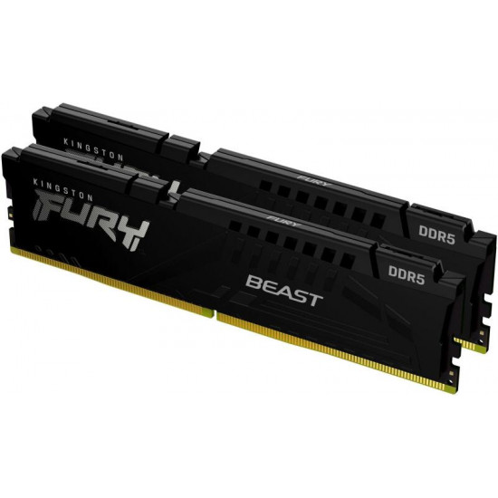 KINGSTON FURY 32GB DDR5 6000MT/s CL30 DIMM (Kit of 2) Beast Black XMP Memória