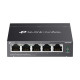 TP-LINK DS105GP Switch 5x1000Mbps(4xPOE) Fémházas (Omada)
