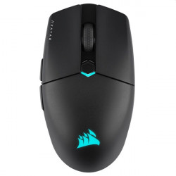 CORSAIR Vezetékes/Vezeték Nélküli Egér Gaming, KATAR ELITE, 6 programozható gomb, RGB Világítás, 26000dpi, fekete (CH-931C111-EU)
