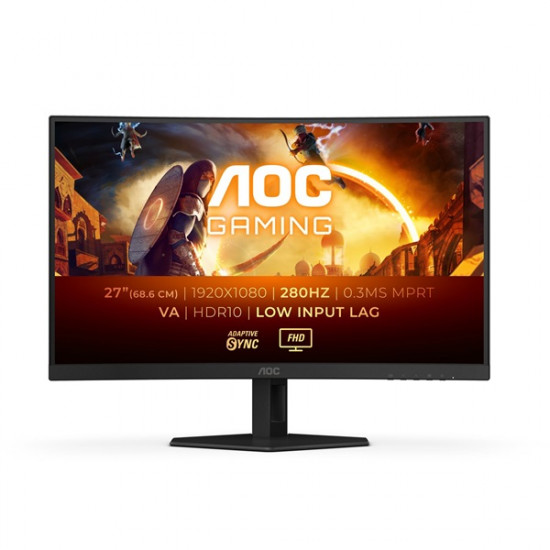 AOC Ívelt Gaming 280Hz monitor 27 AOC Ívelt Gaming 280Hz monitor 27