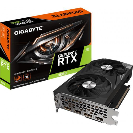 Gigabyte RTX 3060 12GD6 Windforce OC 12G 2.0 videokártya Gigabyte RTX 3060 12GD6 Windforce OC 12G 2.0 videokártya