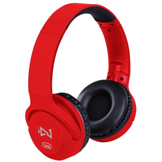 Trevi DJ 601 M piros mikrofonos sztereó fejhallgató (DJ 601 M-R)
