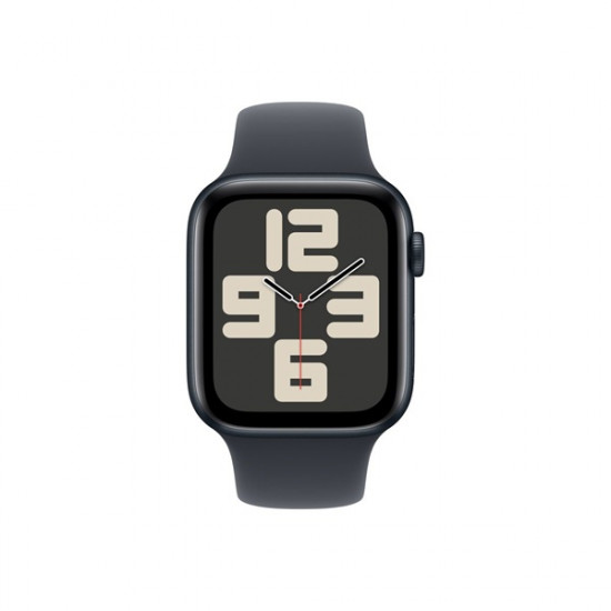 Apple Watch SE2 v3 GPS (44mm) éjfekete alumínium tok, éjfekete sportszíj (M/L) okosóra Apple Watch SE2 v3 GPS (44mm) éjfekete alumínium tok, éjfekete sportszíj (M/L) okosóra