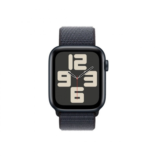 Apple Watch SE2 v3 GPS (44mm) éjfekete alumínium tok, tinta sportszíj okosóra Apple Watch SE2 v3 GPS (44mm) éjfekete alumínium tok, tinta sportszíj okosóra
