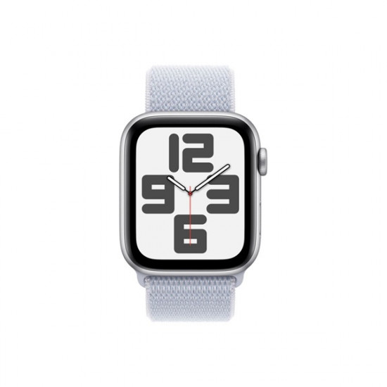 Apple Watch SE2 v3 GPS (44mm) ezüst alumínium tok, fakókék sportszíj okosóra Apple Watch SE2 v3 GPS (44mm) ezüst alumínium tok, fakókék sportszíj okosóra